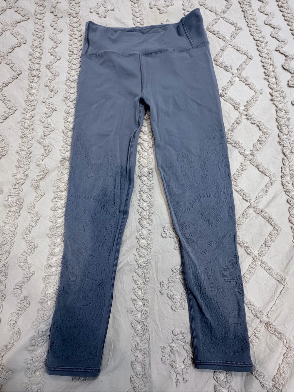 lululemon athletica High-Rise Textured Leggings in Slate Blue